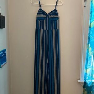 Xhilaration Striped Jumpsuit